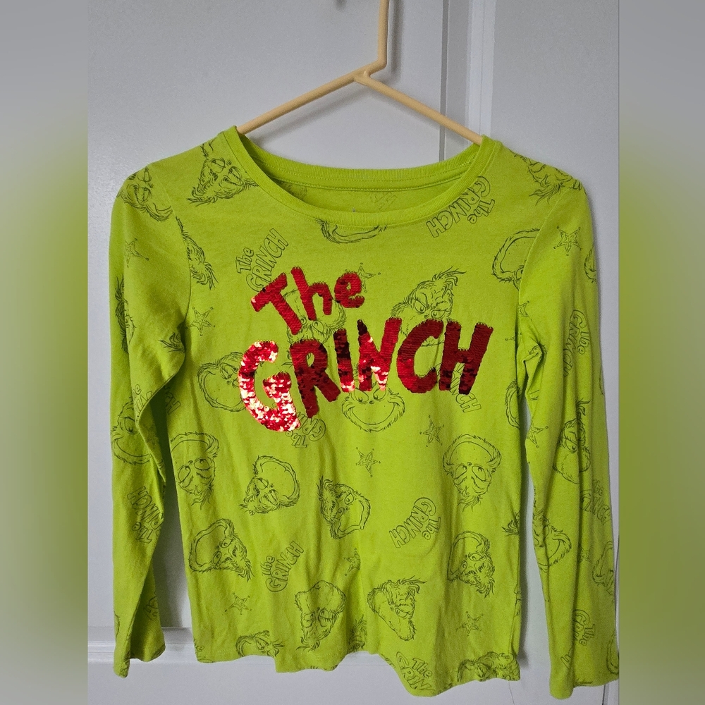 The Grinch Kids Long Sleeve Shirt - Lime Green